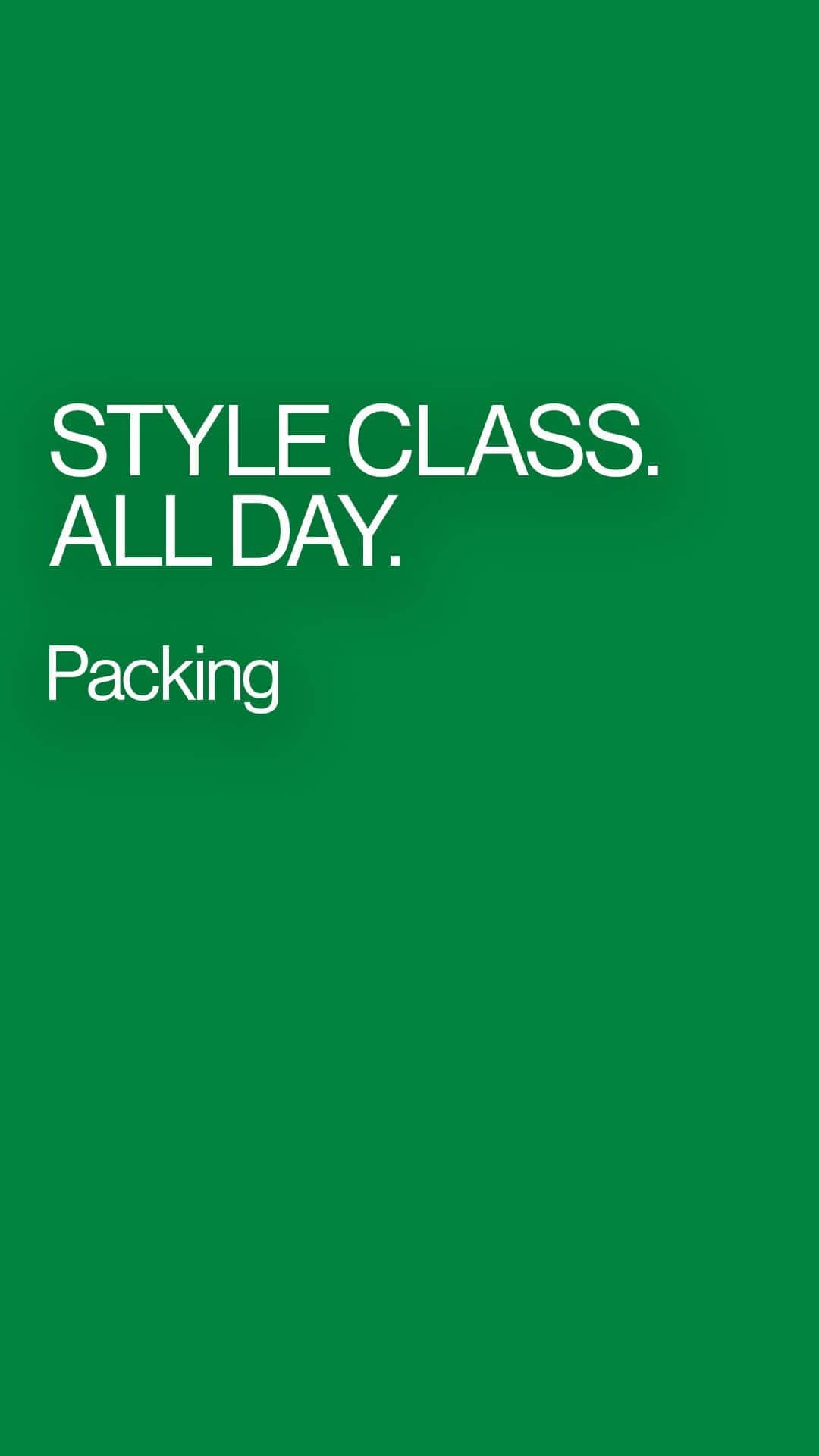 ティビのインスタグラム：「Style Class All Day: Packing.」