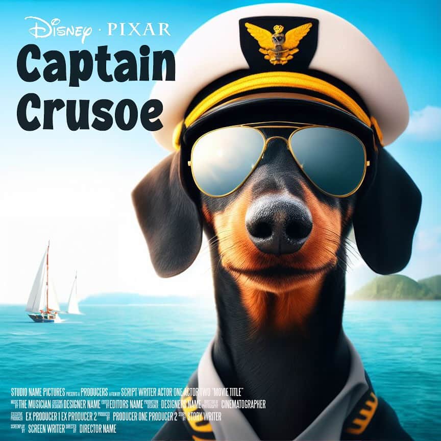 Crusoe the Celebrity Dachshundさんのインスタグラム写真 - (Crusoe the Celebrity DachshundInstagram)「“Which movie would you watch first? I could still make a million more of these!..” ~ Crusoe  #disneypixar #bingai #disneymovie #dachshunds」10月31日 3時40分 - crusoe_dachshund