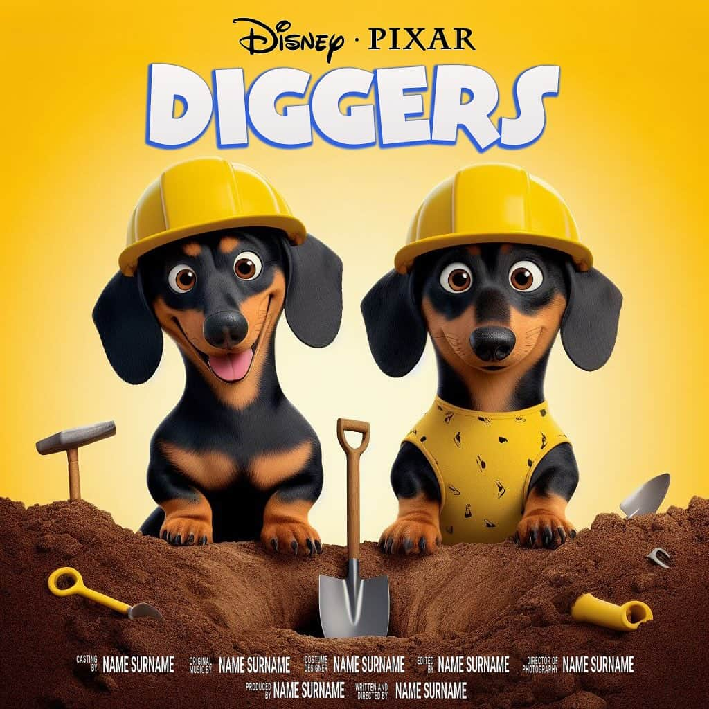 Crusoe the Celebrity Dachshundさんのインスタグラム写真 - (Crusoe the Celebrity DachshundInstagram)「“Which movie would you watch first? I could still make a million more of these!..” ~ Crusoe  #disneypixar #bingai #disneymovie #dachshunds」10月31日 3時40分 - crusoe_dachshund