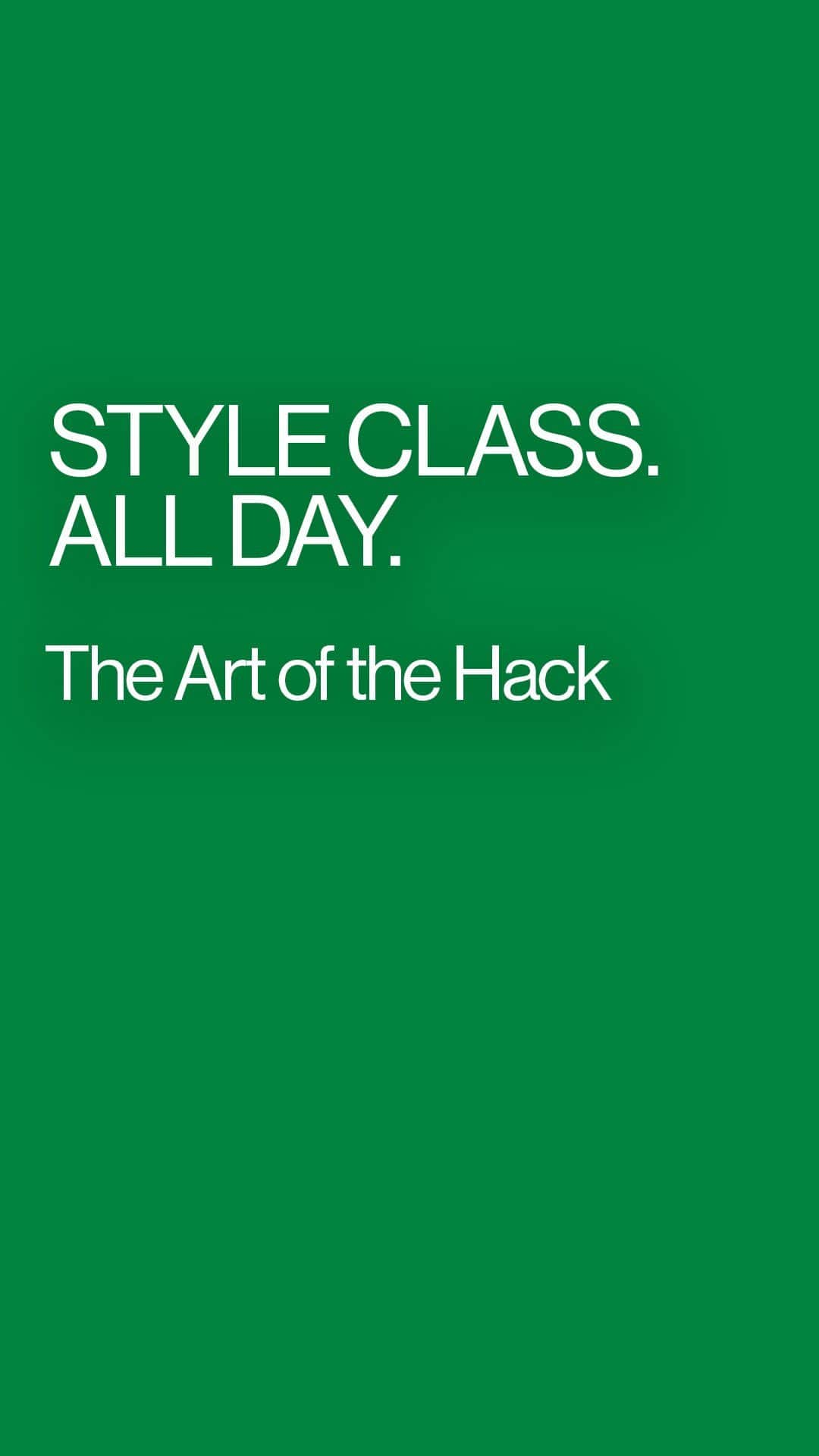 ティビのインスタグラム：「Style Class. All Day.  The Art of The Hack.」