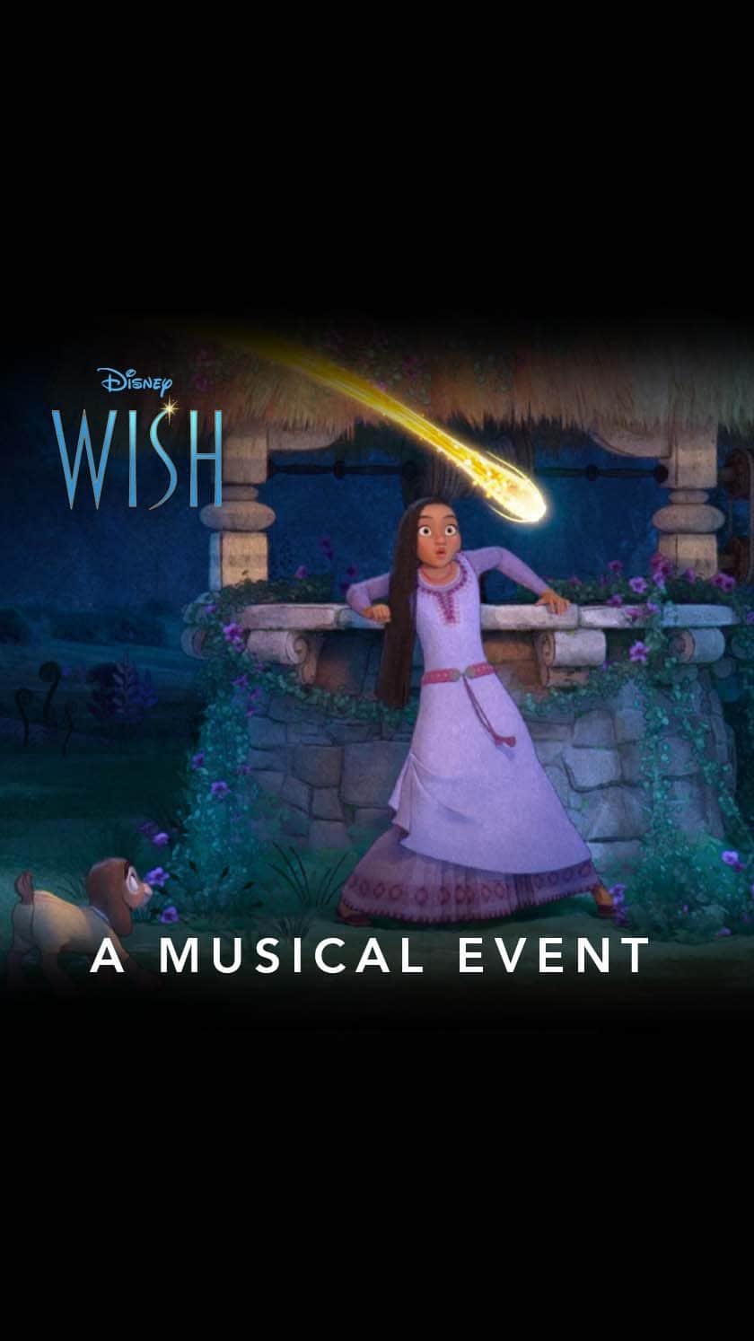 ウォルト・ディズニー・アニメーション・スタジオズのインスタグラム：「See the musical event of the year, only in theaters 🌟 Get your tickets for Disney’s #Wish, in theaters November 22.」