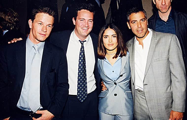 サルマ・ハエックさんのインスタグラム写真 - (サルマ・ハエックInstagram)「Two days ago, I woke up to the shocking news that Matthew Perry is no longer with us. It’s taken me a couple of days to process this profound sadness. There is a special bond that happens when you share dreams with someone, and together you work towards them. I was very moved last year when Matthew shared on his Instagram stories how much he loved 'Fools Rush In,' and how he thought that that film we did together was probably his best movie. Throughout the years, he and I found ourselves reminiscing about that meaningful time in our lives with a deep sense of nostalgia and gratitude. My friend, you are gone much too soon, but I will continue to cherish your silliness, your perseverance, and your lovely heart. Farewell, sweet Matthew, we will never forget you.  📸: @jeffkravitz」10月31日 4時22分 - salmahayek