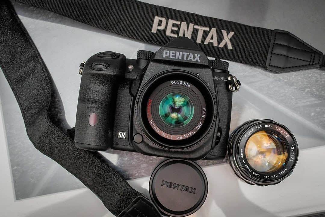 Ricoh Imagingのインスタグラム：「The next few weeks are going to be e pretty epic. Thanks to @ricohpentax I get to put the Pentax K-3 Mark III Monochrome through its paces for a few weeks. I can’t wait to pair it up with my Limited lenses and the wonderful, vintage Asahi Pentax Super Takumar 50mm f/1.4 8 element prime. Keep your eyes peeled for a trip down monochrome lane.  . . 📸: @cardiocamerascoffee  📸: Pentax K-3 Mark III Lens: #pentax_da21limited ,Godox V1  #teamricohpentax #teampentax #ricohpentax #k3iiimonochrome #beautyshot #product #productphotography #monochrome #blackandwhite #dslr #longlivedslr #k3markiii #k3iii #pentaxk3markiii #bounceflash #flashphotography #oncameraflash #cameras #photographygear #pentaxian #pentaxk3iiimonochrome」