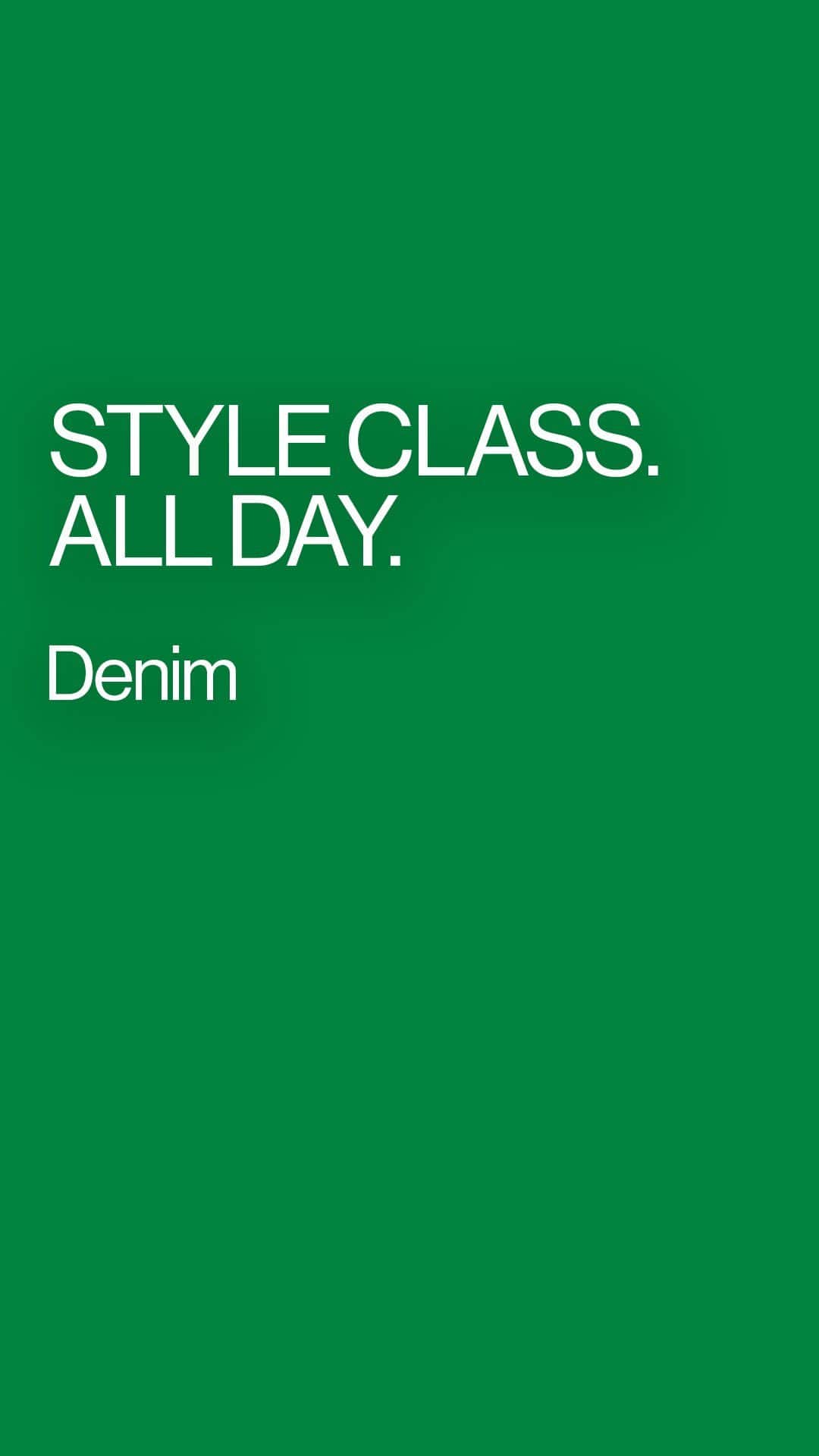 ティビのインスタグラム：「Style Class. All Day. Denim.」