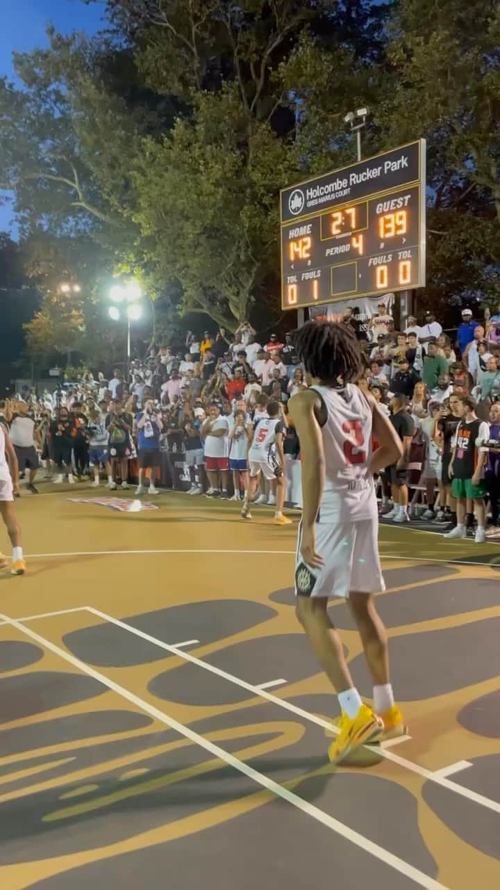 NBAのインスタグラム：「@cooper_flagg had himself a summer 🔥 The @dukembb commit showed he’s got ice in his veins at the SLAM Summer Classic!」