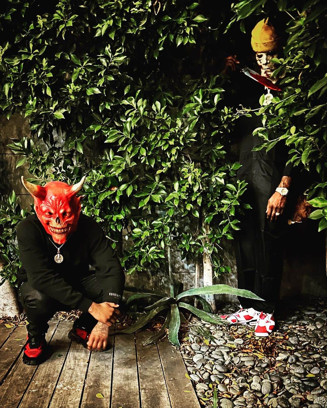 イマン・シャンパートさんのインスタグラム写真 - (イマン・シャンパートInstagram)「Mikey Meyers for 400.  I was one vote from wearing the pants wit the fit…Happy Halloweekend!   #sinnergang #asinnerspeace First pic 📸 by: @beastwilliams_」10月31日 6時09分 - imanshumpert