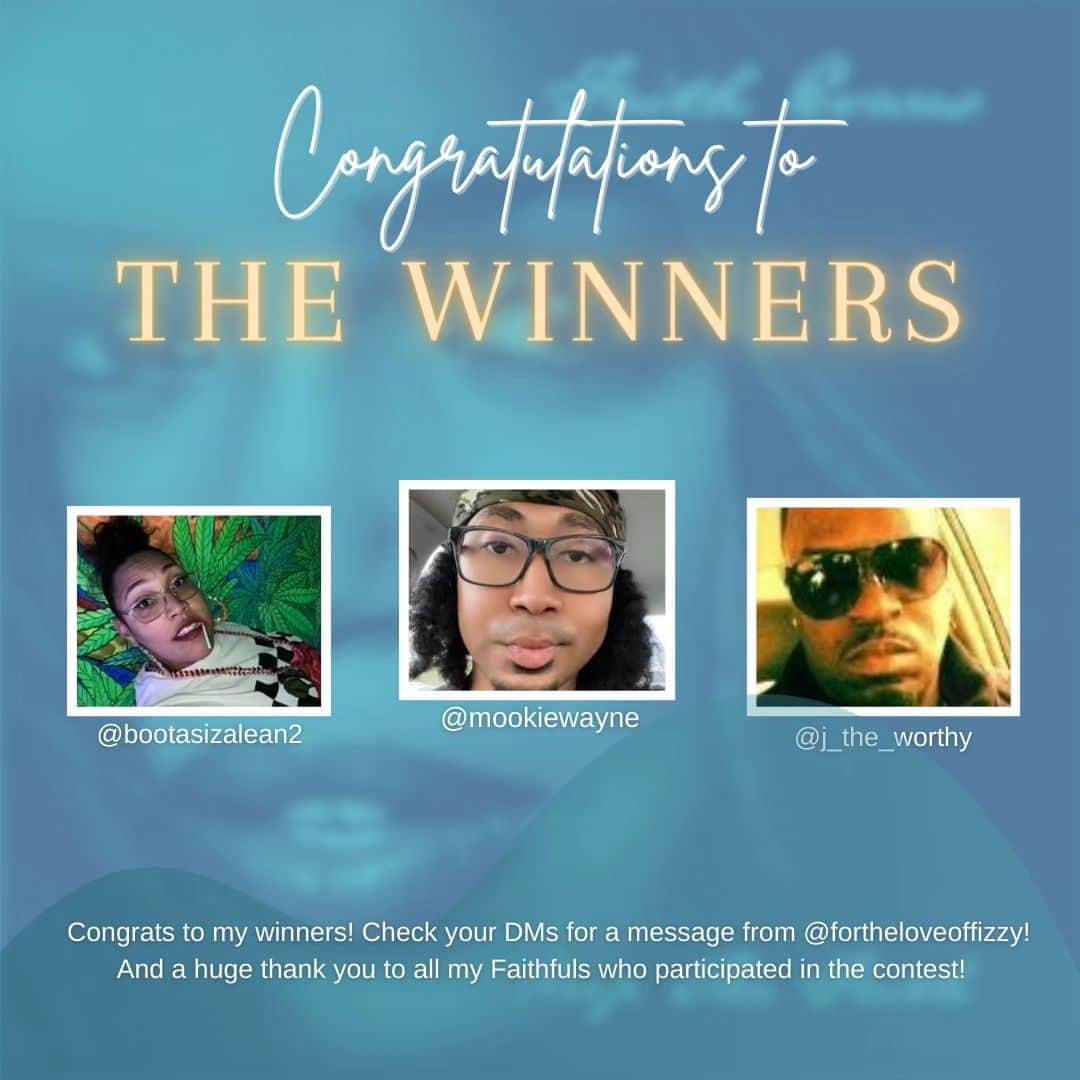 フェイス・エヴァンスのインスタグラム：「Congrats to my #Faithfuls who won the 'Keep The Faith' vinyl giveaway!  Thank you for everyone who participated! #TeamFizzy  @bootasizalean2 @mookiewayne @j_the_worthy」