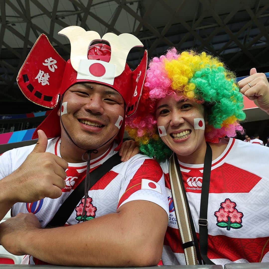 ラグビーワールドカップさんのインスタグラム写真 - (ラグビーワールドカップInstagram)「🎃🎃 #ハッピーハロウィン 🎃🎃  #RWC2023 でも色んな仮装のファンの皆さんが会場を盛り上げてくれました😍  あの雰囲気もしばらくはお預け…すでに #ラグビーワールドカップ ロスが始まってる人はいますか？👀  #HappyHalloween」10月31日 7時09分 - rugbyworldcupjp