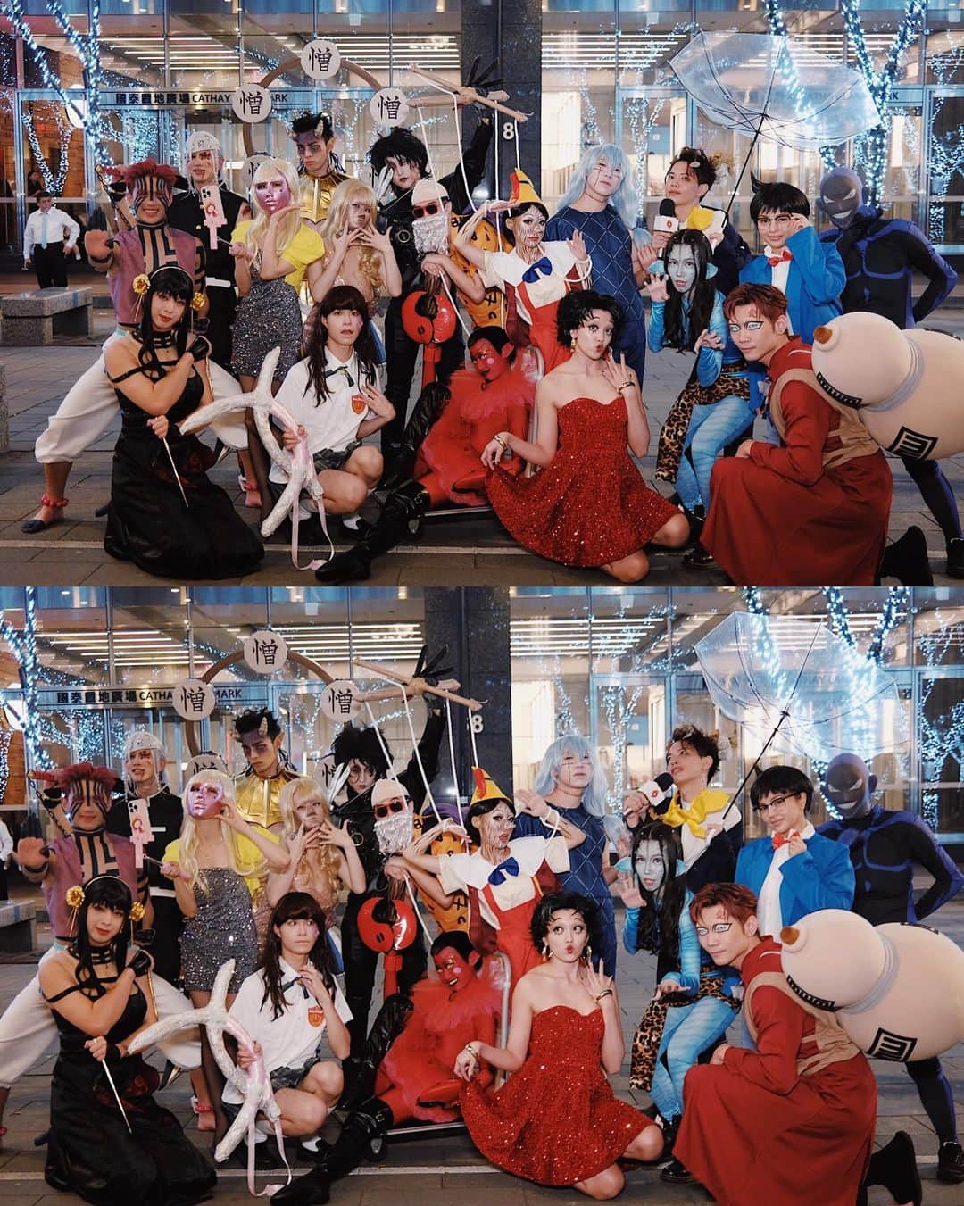 紀卜心さんのインスタグラム写真 - (紀卜心Instagram)「Happy Halloween 🎃合照篇 好快樂大家火力全開 今年的小木偶皮諾卜獲得第三名!!!YA~~並列第一名是偉跟雨 道具真的太猛尬不贏🤣 每人只能投三票真的很不夠 大家都很認真欸 我私心想給 @midiswonderland 颱風天的記者最佳創意獎!!!!好愛超好笑 艾莉的Betty也是神還原好煩😂 噥跟荳直接撞角色??假面女郎雙胞胎一個巨乳一個高級面具 動漫組的也都誠意十足 然後謝謝最後一名徐謀龜仙人志在參與  明年我覺得賽制跟獎項必須調整規格要再up🆙🆙 明年再見敬請期待！  #happyhalloween」10月31日 7時56分 - eatzzz7