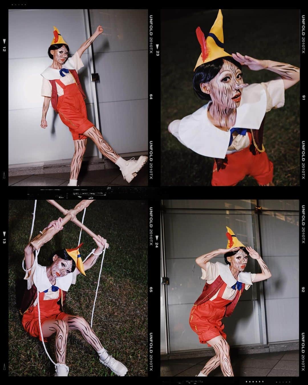 紀卜心さんのインスタグラム写真 - (紀卜心Instagram)「Happy Halloween 🎃合照篇 好快樂大家火力全開 今年的小木偶皮諾卜獲得第三名!!!YA~~並列第一名是偉跟雨 道具真的太猛尬不贏🤣 每人只能投三票真的很不夠 大家都很認真欸 我私心想給 @midiswonderland 颱風天的記者最佳創意獎!!!!好愛超好笑 艾莉的Betty也是神還原好煩😂 噥跟荳直接撞角色??假面女郎雙胞胎一個巨乳一個高級面具 動漫組的也都誠意十足 然後謝謝最後一名徐謀龜仙人志在參與  明年我覺得賽制跟獎項必須調整規格要再up🆙🆙 明年再見敬請期待！  #happyhalloween」10月31日 7時56分 - eatzzz7