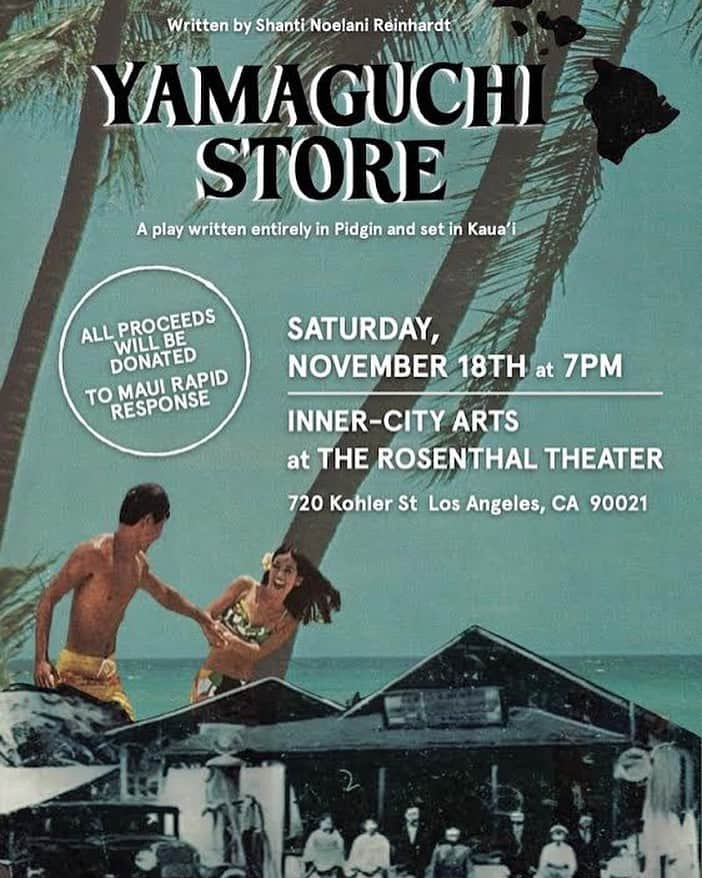 ケイコ・アジェナのインスタグラム：「I will be participating in this the Reading of this wonderful play. Get tickets at the link in my bio. Tickets sales benefit Maui Rapid Response! NOV 18th 7pm. Inner City Arts 720 Koehler Street LA,CA 90021」