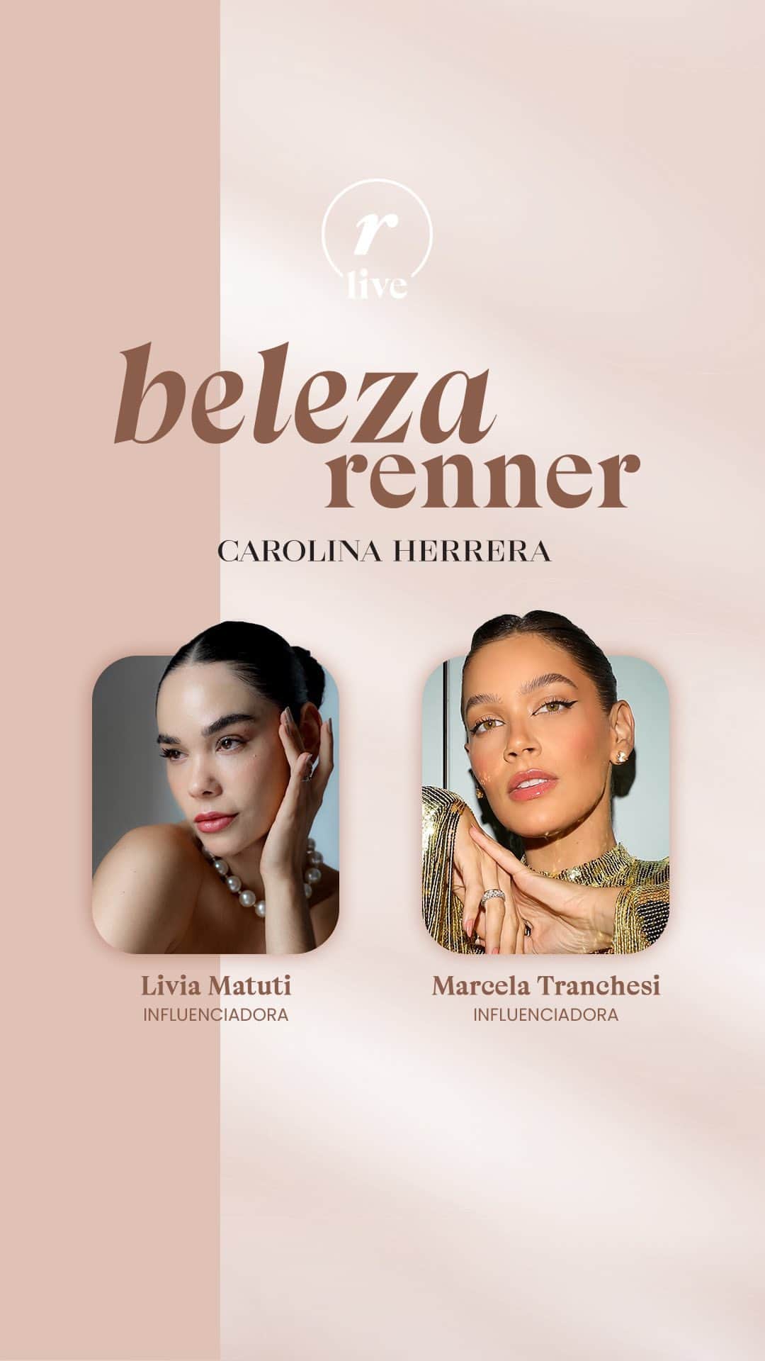ロジャス・レナーのインスタグラム：「Live de Beleza com Carolina Herrera  Confira como foi nossa live sobre as fragrâncias de Carolina Herrera, apresentada por @liviamatuti e @matranchesi.  Cupom válido de 20h às 23h59 do dia 30/10/2023. Mais informações no link da bio.」