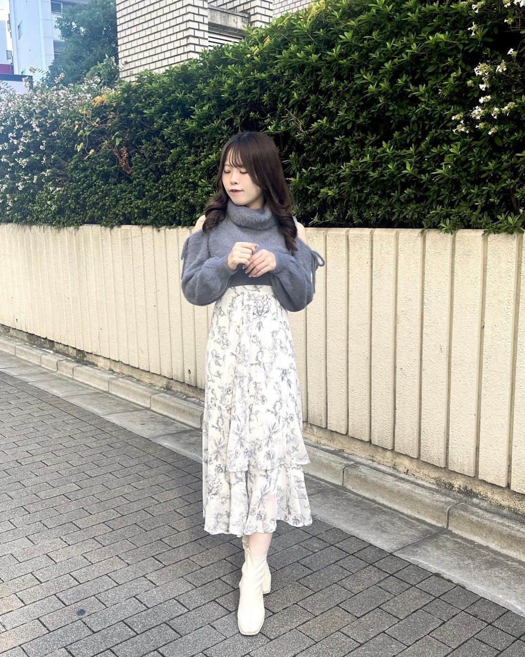 AnMILLEさんのインスタグラム写真 - (AnMILLEInstagram)「New Arrival♡ ㅤㅤㅤㅤㅤㅤㅤㅤㅤㅤㅤㅤㅤ \ 10/31〜店舗に入荷入荷 / #アシメ柄ロングSK ¥8,900 ㅤㅤㅤㅤㅤㅤㅤㅤㅤㅤㅤㅤㅤ @anmille.yuju 153cm @anmille_mina 158cm @anmille.akane 154cm @haruuuu_227 160cm ㅤㅤㅤㅤㅤㅤㅤㅤㅤㅤㅤㅤㅤ #アンミール #anmille」10月31日 9時10分 - anmille.official