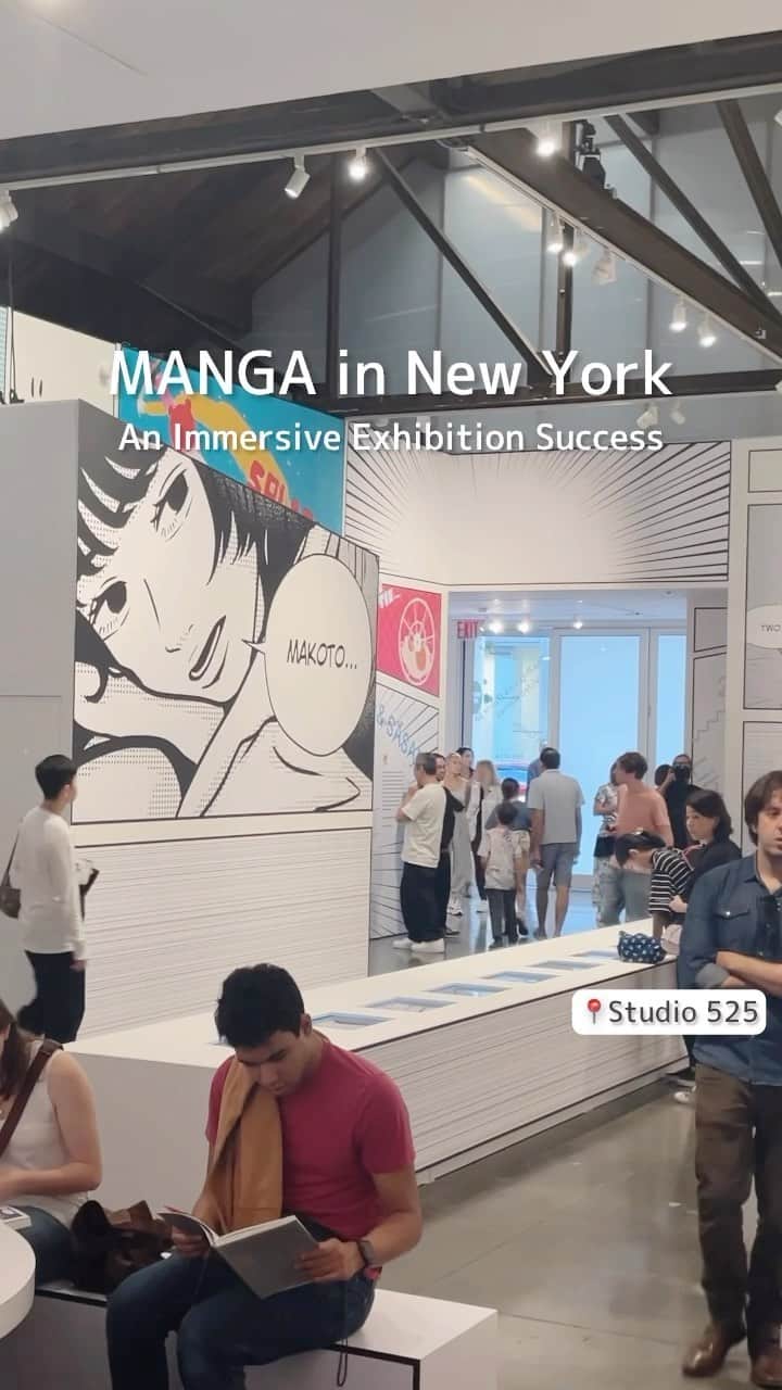 GINZA SONY PARK PROJECTのインスタグラム：「【MANGA in New York : An Immersive Exhibition Success 】  “MANGA in New York “ starts from October 27th to November 5th, and our visitors are enjoying the new MANGA experience. We invite you to experience the fusion of six original manga created by six Japanese artists and technology.  ————————⁠ ”MANGA in New York presented by Ginza Sony Park Project”  Friday, October 27 - Sunday, November 5 10 a.m. - 6 p.m. *This exhibition is open daily until Sunday, November 5.   at Studio 525 (525 West 24th Street, NYC) www.sonypark.com/mangainnewyork  * MANGA cannot be purchased. -————————⁠  Ginza Sony Park Project 初のグローバルイベントを、ニューヨーク現地の方々をはじめ、多くの皆さんに楽しんでいただいています。 東京・銀座のSony Park Miniでも、オリジナルマンガをご覧いただけるサテライトスペースを開催中です！  #MANGAinNY  @ichijo_hikaru_ @katsuyaterada @takakurakazuki @masanobuhiraoka @moko__to__moko @mllnnmprd  #HikaruIchijo #一乗ひかる #KatsuyaTerada #寺田克也  #Takakurakazuki #たかくらかずき #MasanobuHiraoka #平岡政展 #MikuMasuda #ますだみく #millenniumparade   #NewYork #HighLine #Chelsea #NewYorkArtGallery #ChelseaArtGallery @studio525nyc #studio525 #Manga #マンガ #漫画 #Comic #Art #Technology #アート #テクノロジー #GinzaSonyParkProject #GinzaSonyPark #SonyPark #Sony」