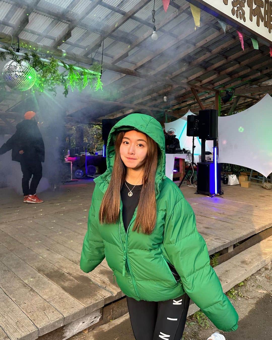 秋山かほのインスタグラム：「💚」