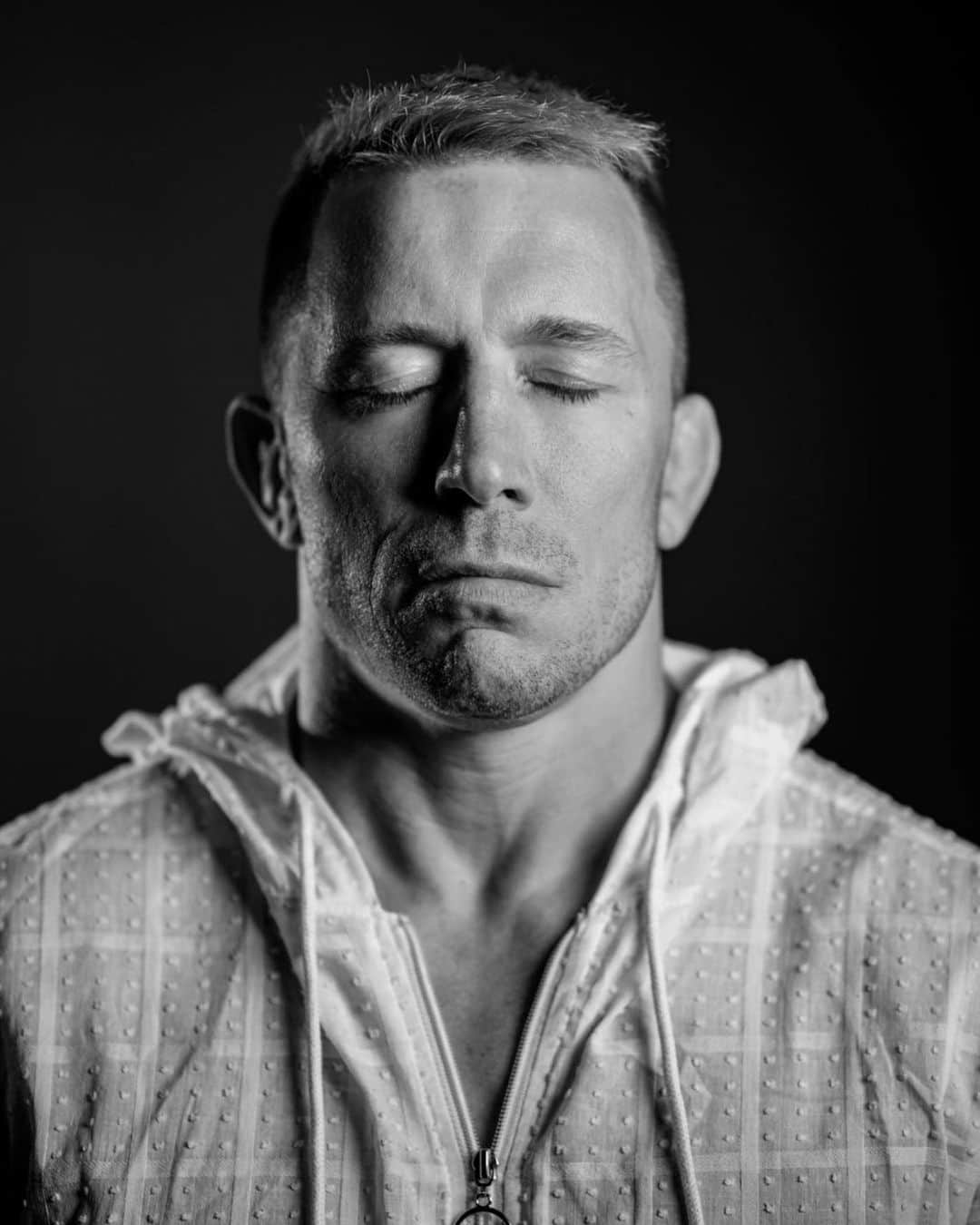 ジョルジュ・サンピエールのインスタグラム：「I am very grateful for what I have because everything is fleeting.」