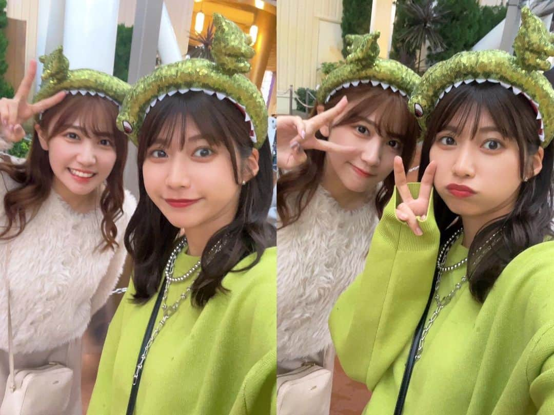 藤原あずささんのインスタグラム写真 - (藤原あずさInstagram)「. 🦖ホラーナイト🧟 ずっと避け続けてきたこの期間 案の定ビビり倒しました💭  @kanon61_  と今年2回もユニバ行けてはっぴー🦈✨  #ユニバ #ユニバーサルスタジオジャパン  #usj #ホラーナイト #ホラーナイト2023」10月31日 19時32分 - fujiwara_azusa510