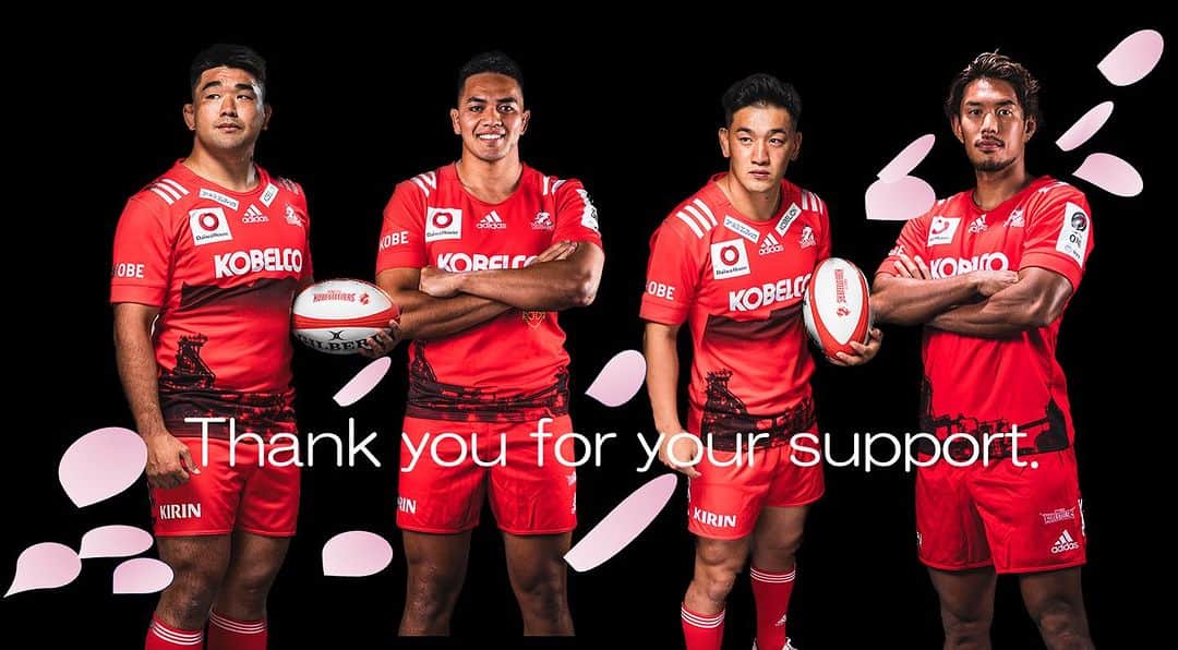 のインスタグラム：「. #RWC2023フランス大会🇫🇷 『応援ありがとうございました！』 具 智元、サウマキ アマナキ、李 承信、山中 亮平から皆様へ感謝のメッセージ✉️  【‼️チーム公式HP／NEWSにて公開中‼️】  #KOBELCOKOBESTEELERS #コベルコ神戸スティーラーズ」