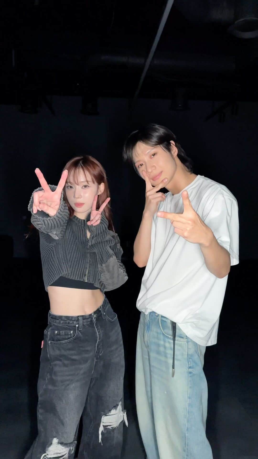 SHINeeのインスタグラム：「play like this⭐️🐥❤️‍🩹   #TAEMIN #태민 #SHINee #샤이니 #Guilty #TAEMIN_Guilty  #Guilty_Challenge  #길티챌린지 #SHORTee #WINTER #윈터 #aespa #에스파  @xoalsox @imwinter @aespa_official」