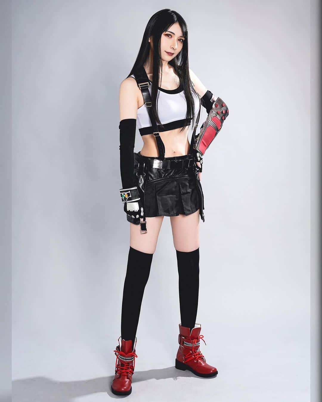 DJ NATSUMIのインスタグラム：「Halloween Cosplay 2023🎃 Tifa Lockhart ❤️‍🔥 FINAL FANTASY VII #FF7」