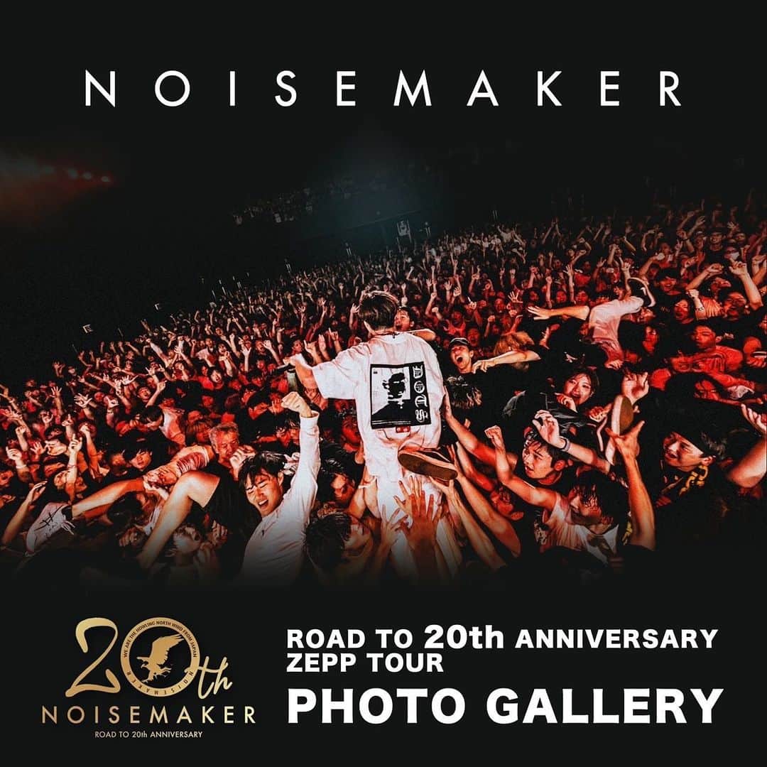 NOISEMAKERのインスタグラム：「NOISEMAKER 来年結成20周年を記念特設サイトにて ROAD TO 20th ANNIVERSARY ZEPP TOURの写真を公開！  https://noisemaker20th.com/  GOLD IMPRINTS TOUR 東名阪ONEMAN！  2次先行受付中！！  1/24(水)  渋谷 CLUB QUATTRO 1/29(月) 名古屋 CLUB QUATTRO 1/30(火) 梅田 CLUB QUATTRO  今回、10代割を導入！ 10代の方は身分証提示で、 ¥1,000キャッシュバック 致します！  ■時間 OPEN 18:00 / START 19:00  ■チケット 前売 ¥4,500 / 当日 ¥5,000 10代割 (当日会場にて1000円キャッシュバック ※要身分証提示 ）  ▼オフィシャル先行はこちら！ w.pia.jp/t/noisemaker/  2次先行期間は、 10/27(金)22:00~11/5(日)23:59まで！  #NOISEMAKER」