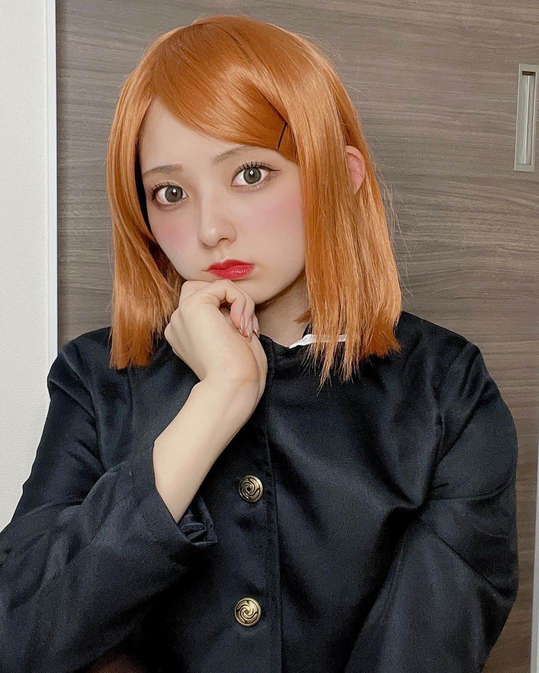 水野舞菜さんのインスタグラム写真 - (水野舞菜Instagram)「Happy Halloween！紅一点よ  #halloween #呪術廻戦　#釘崎野薔薇」10月31日 20時09分 - mana_chos