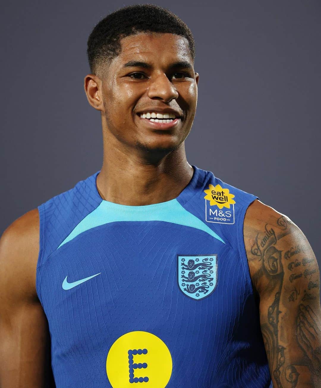 マーカス・ラッシュフォードのインスタグラム：「A big happy birthday to @marcusrashford! 🎈」