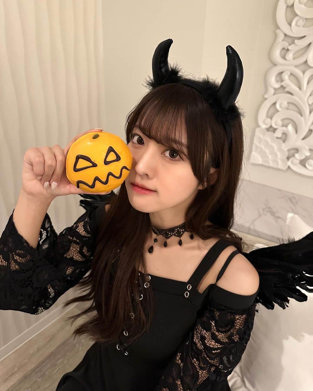 川畑綾理のインスタグラム：「happy hallo ween🎃」