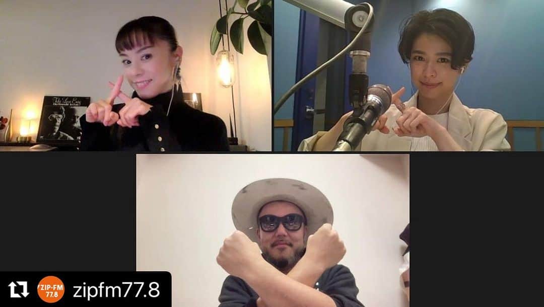 azumiのインスタグラム：「昨夜のZIP FM 『×music』お聞きくださった皆様ありがとうございました。 たくさんジャズのお話ができてめちゃくちゃ楽しかったです😊 なんと言っても社長のわかりやすく興味深い解説が最高でしたね！ずっと聞いていたかったです笑。 面白いのでぜひradikoでお聴きくださいませ🙏 名古屋の皆様、ソイルのライブも観てね〜🖐 久しぶりのZIPFMで嬉しかったです😊  #CM778 #zipfm  #wyolica #Repost @zipfm77.8  ・・・ 【×music】  今夜のゲストは SOIL&"PIMP"SESSIONSの社長さん @shachosoilpimp  × WyolicaのAzumiさん @xx_azumi_xx   JAZZが難しいと思うあなた！ ぜひ聞いてほしい…！ 何と言ってもお二人がとても楽しそうにお話ししてるんです🥰  聴き逃した方は #radiko でチェック🙋  #CM778  Thank you to everyone who listened to ZIP FM "xmusic" last night. We had a lot of fun talking about jazz 😊. The best part was the president's easy-to-understand and interesting commentary! I wanted to listen to it all the time lol. I wish I could have listened to it all the time lol. It's very interesting, so please listen to it on radiko 🙏. To everyone in Nagoya, please watch the Soil concert too 🖐. It's been a while since I've been on ZIPFM and I was happy 😊.  #CM778 #zipfm #wyolica #Repost @zipfm77.8 ... [xmusic].  Tonight's guest is. The president of SOIL&"PIMP "SESSIONS! @shachosoilpimp ×x Azumi of Wyolica. @xx_azumi_xx  You think JAZZ is difficult! Please listen to them...! After all, you two seem to be having a lot of fun talking 🥰.  If you missed it, check it out on #radiko🙋.」