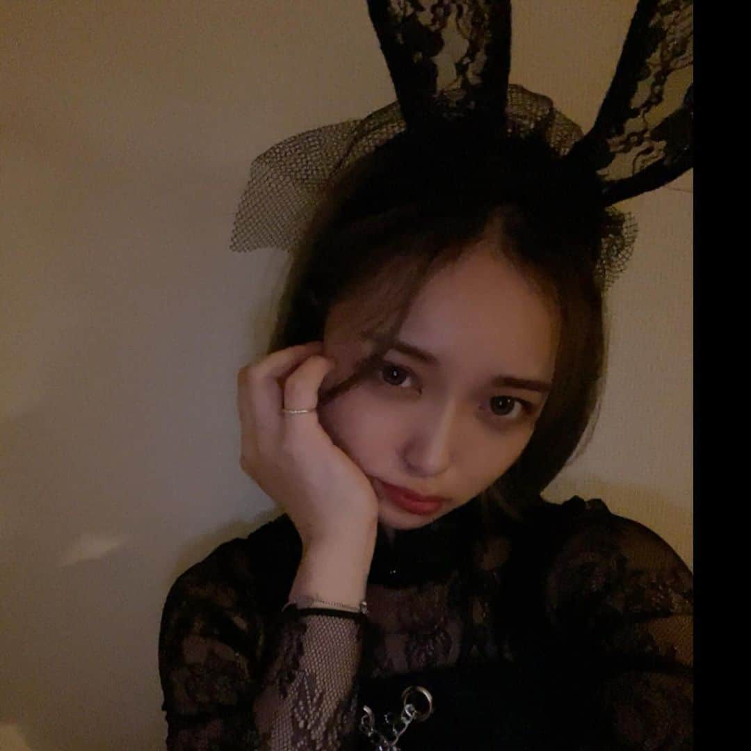 MIRIさんのインスタグラム写真 - (MIRIInstagram)「⸜ ⋆҉ ☾·̩͙ ɫɭᴬᴸᴸᴼ꒳ᴱᴱᴺ🖤 ҈　⸝」10月31日 20時15分 - onakasuitamiri