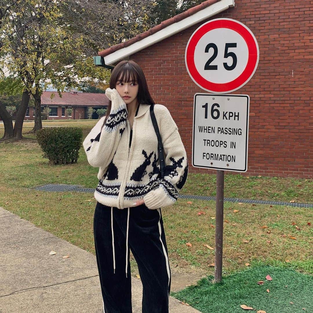 ソアのインスタグラム：「용산공원 처음 가봤는데 너무너무 이쁘더라구요…?🙂  가을 끝나기전에 가보는거 추천😉🤍」