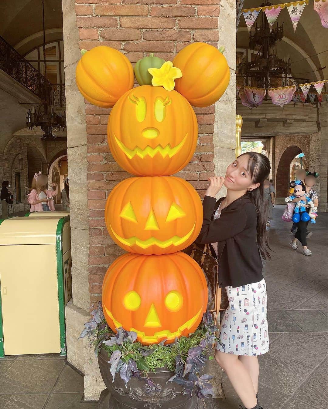 松浦景子さんのインスタグラム写真 - (松浦景子Instagram)「ハロウィン大好き🎃🧡  #なんの顔やねん」10月31日 20時35分 - pinkpinks13
