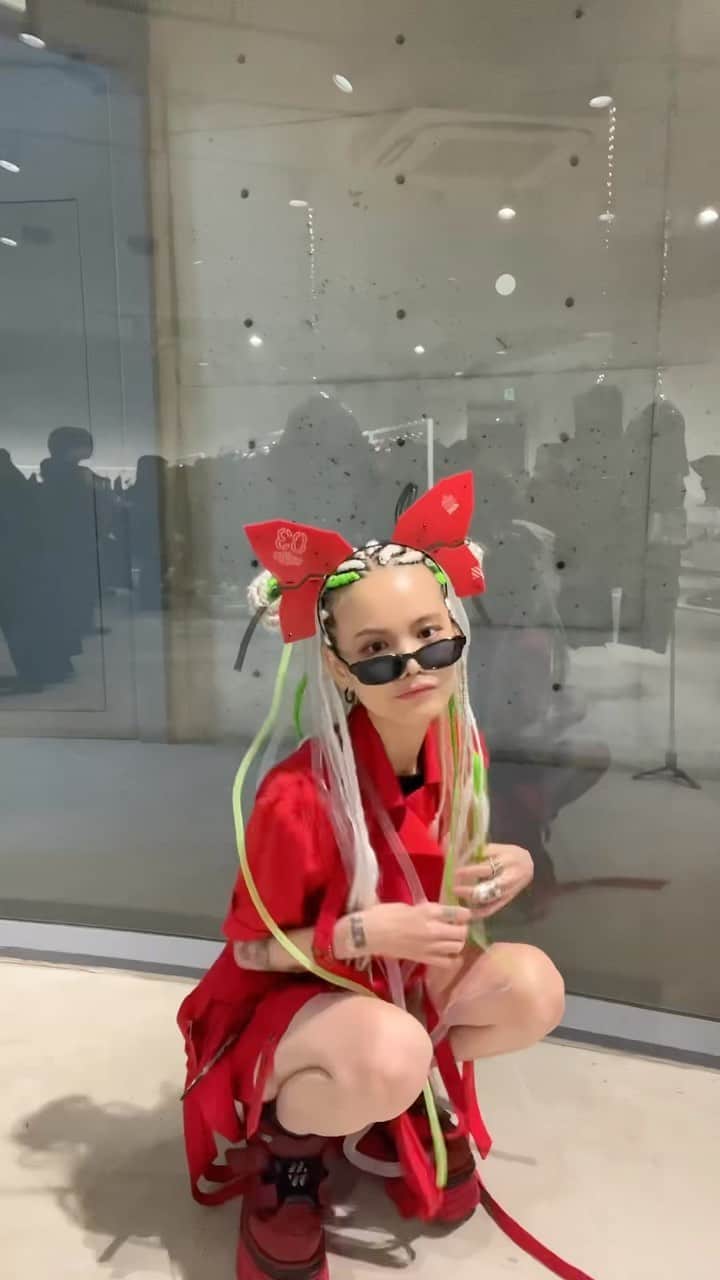 ナカオエリコのインスタグラム：「❤️🖤❤️🖤」