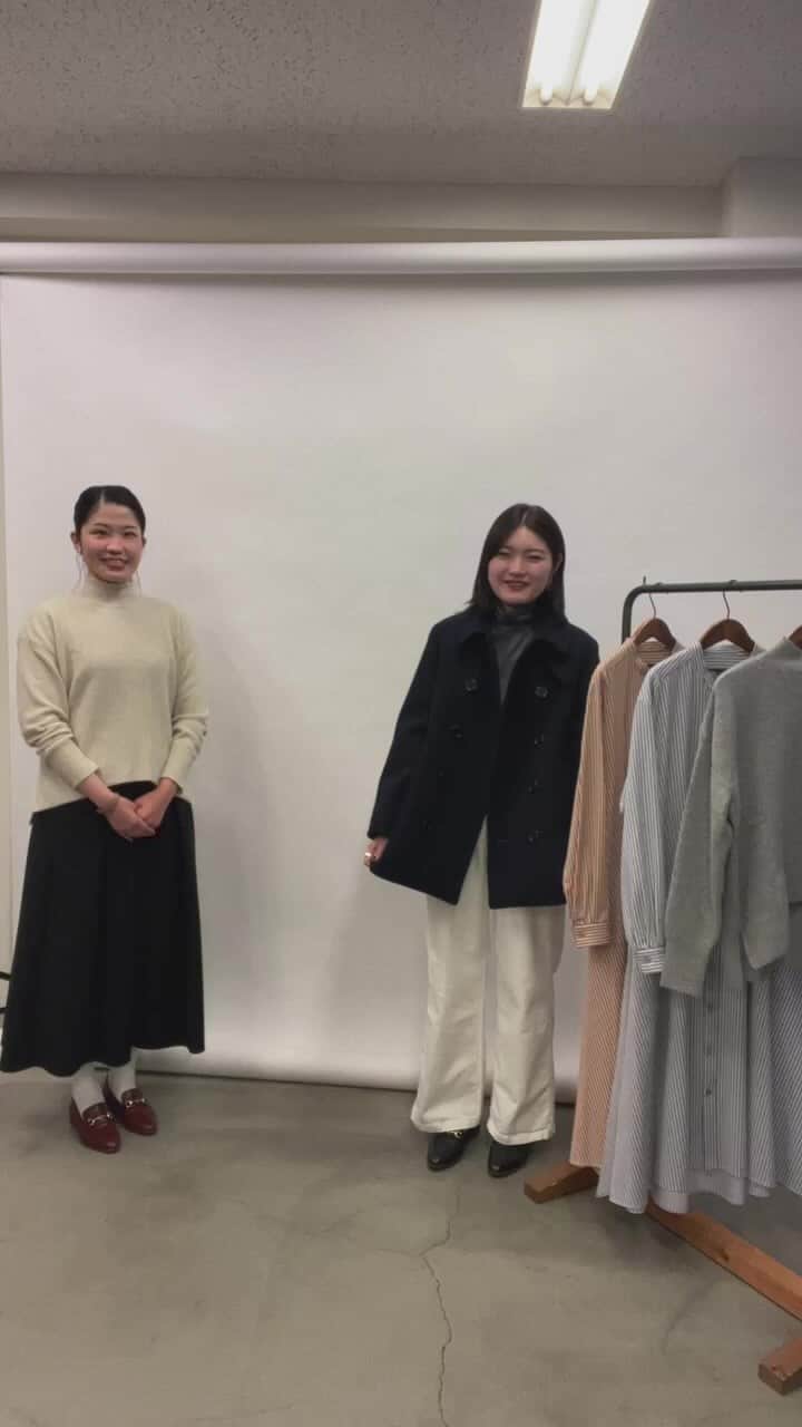 Factelier(ファクトリエ)のインスタグラム：「11月発売のニット&ピーコートをご紹介します！」