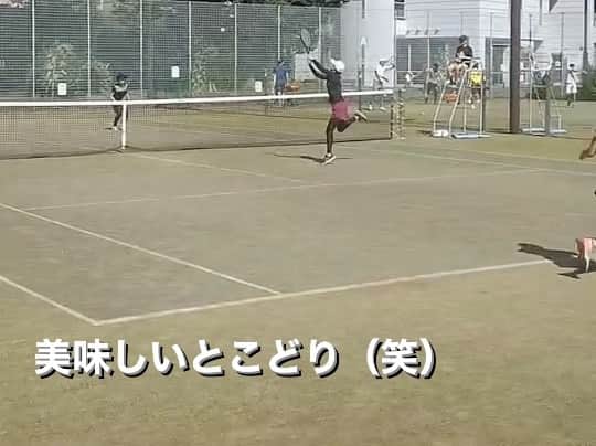 のインスタグラム：「中村仁美ちゃんが撮っていてくれました♪ 手前のコートの前衛におります。」