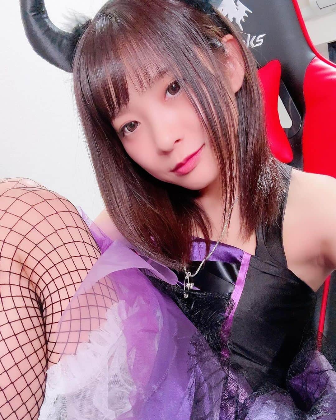 倖田柚希のインスタグラム：「YouTubeのメンバー限定配信でのコスプレ！！  ハッピーハロウィン🎃  #ハロウィン  #コスプレ」