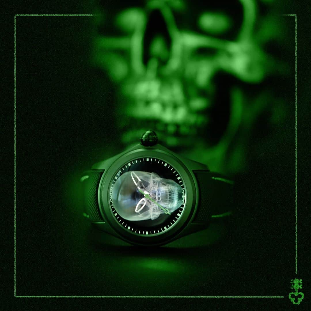 コルムさんのインスタグラム写真 - (コルムInstagram)「Trick or treat?  Here's a Halloween treat - the limited edition Bubble Skull X-Ray - to add fun and thrill to your watch game.  Limited edition of 666 pieces.  (Ref. L082/04330)  #Corum #CorumWatches #CorumBubble」10月31日 15時00分 - corumwatches