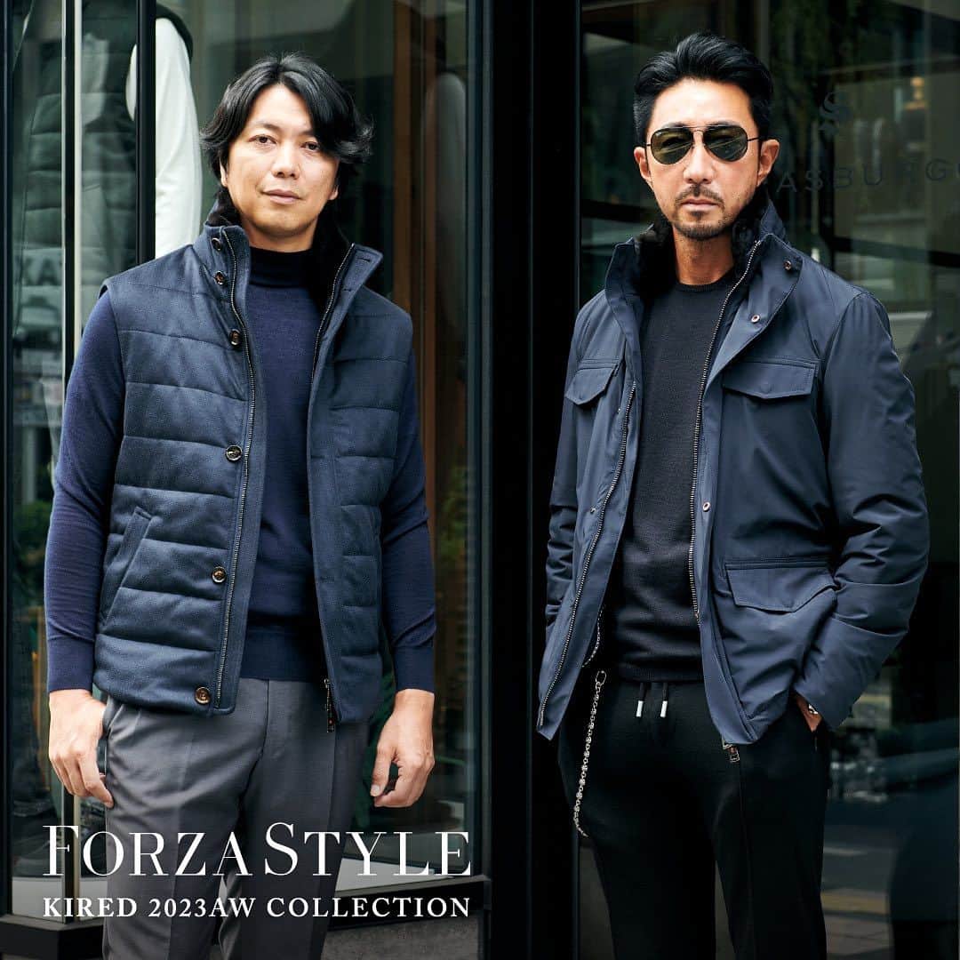 ストラスブルゴのインスタグラム：「⁡ FORZA STYLE(フォルツァスタイル)にキーレッドが紹介されました。 ⁡ ストラスブルゴが誇るアウターブランドといえばKIRED（キーレッド）。 今シーズンも数多くのモデルが店頭に揃うなか、「FORZA STYLE」の干場編集長がストラスブルゴ銀座店にご来店。 思わず一目惚れしたキーレッドのアウターの魅力とは……。 ⁡ 詳しくはFORZA STYLEからご覧ください。  https://forzastyle.com/articles/-/69254?utm_source=strasburgo_ig ⁡ またご紹介された商品はSTRASBURGO ONLINE STOREからご覧ください。 https://strasburgo.co.jp/s/231027FORZA/」