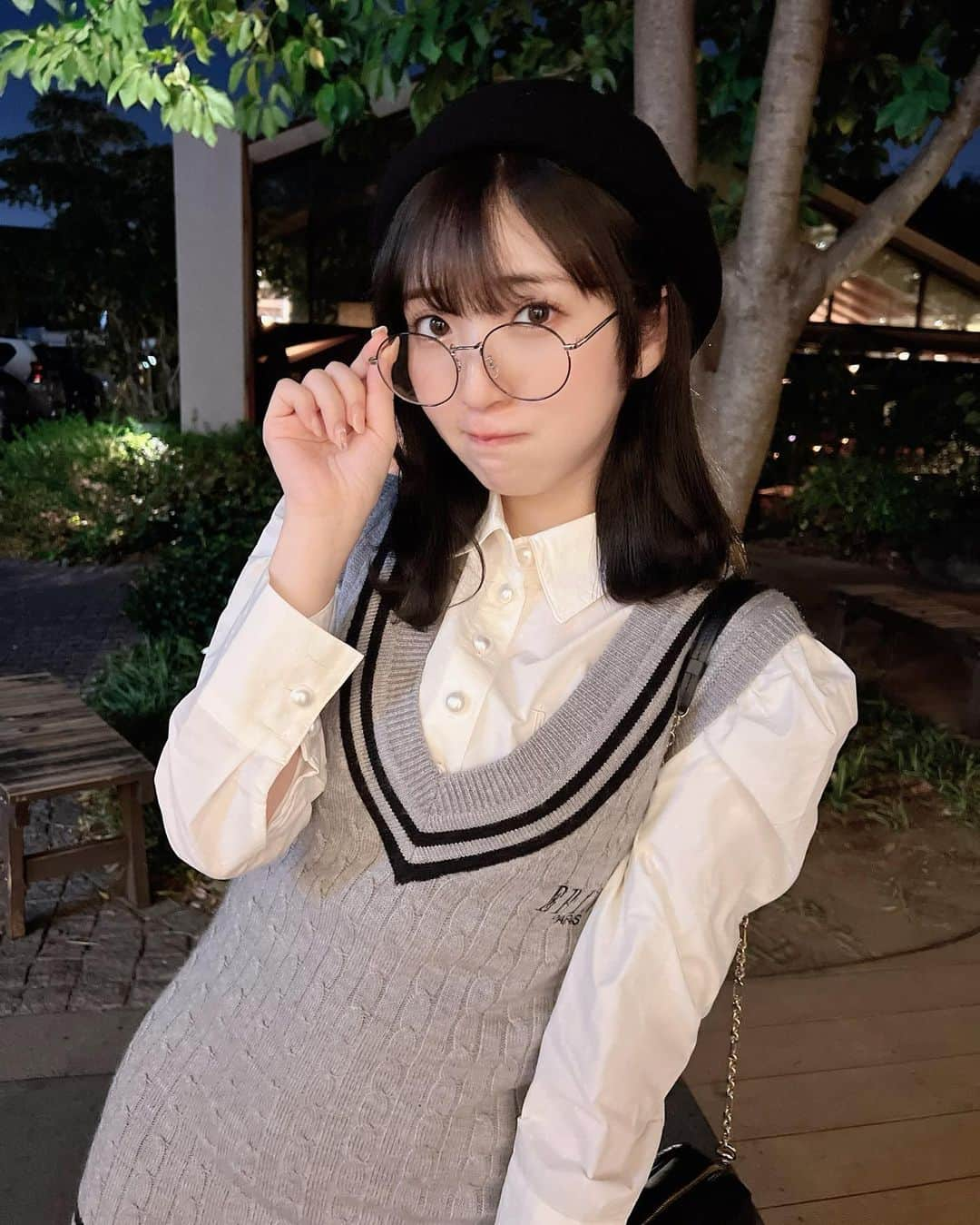 豊田萌絵さんのインスタグラム写真 - (豊田萌絵Instagram)「最近メガネはまってる👓  #もえしふく」10月31日 15時34分 - toyotamoe