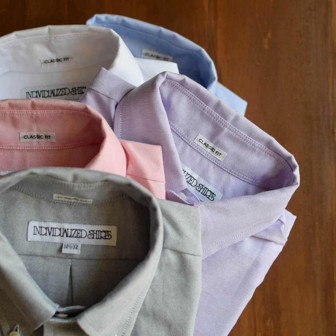 インディビジュアライズド シャツのインスタグラム：「OXFORD CLOTHES in COLORS  #individualizedshirts  #americantraditional  #madeinusa #ivystyle #mensfashion #mensstyle #インディビジュアライズドシャツ #スタイリング　#ファッション」