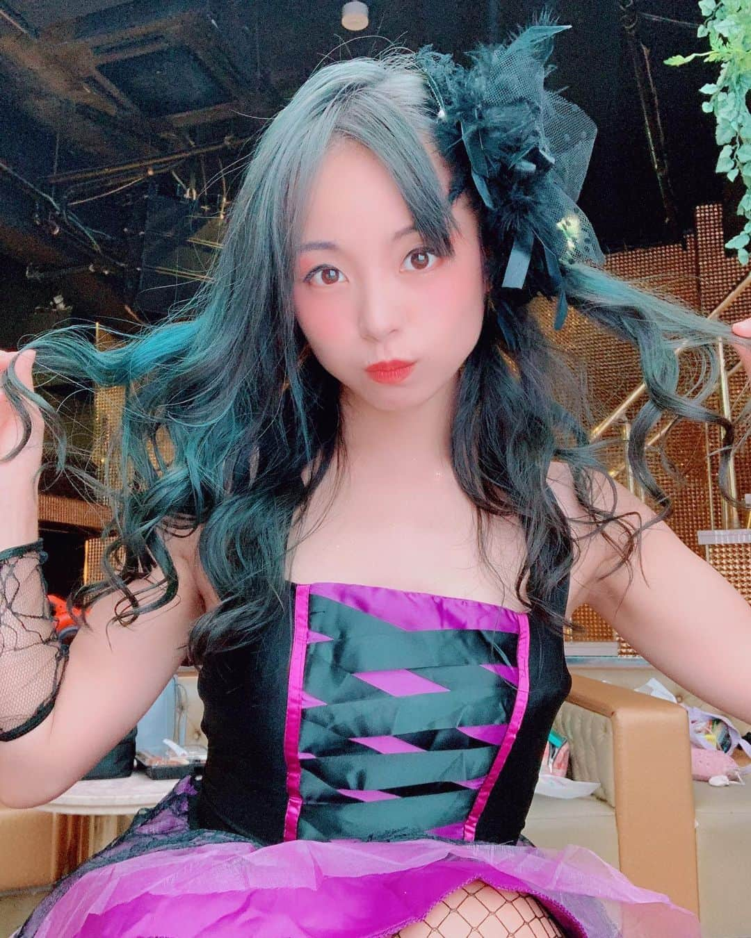 藤原亜紀乃のインスタグラム：「ℋ𝒶𝓅𝓅𝓎𝕙𝕒𝕝𝕝𝕠𝕨𝕖𝕖𝕟‪🎃  #はぴはろうぃん   #dハロ仮装」