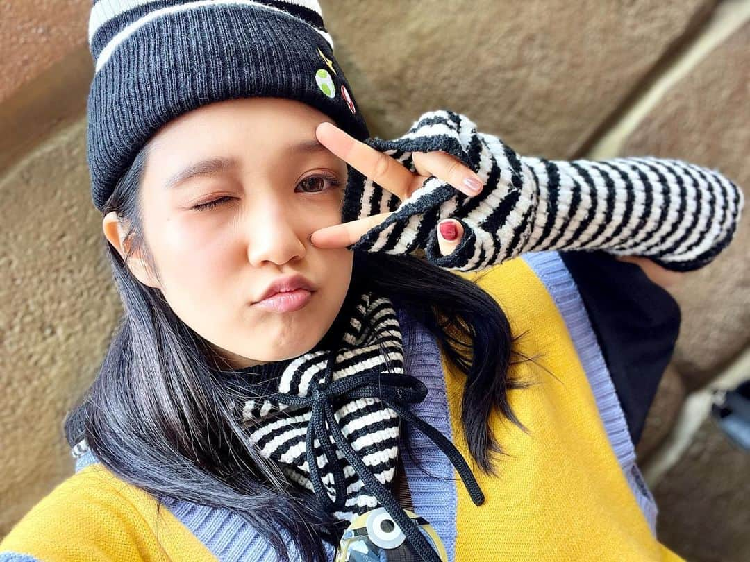 山崎玲奈のインスタグラム：「友達とUSJ行ってきたよーーー✌️‪𝐃𝐚𝐲‬2 ・ ・  #usj  #ユニバ #ホラーナイト   #ハロウィン  この日は #ミニオン ベスト🍌♡」