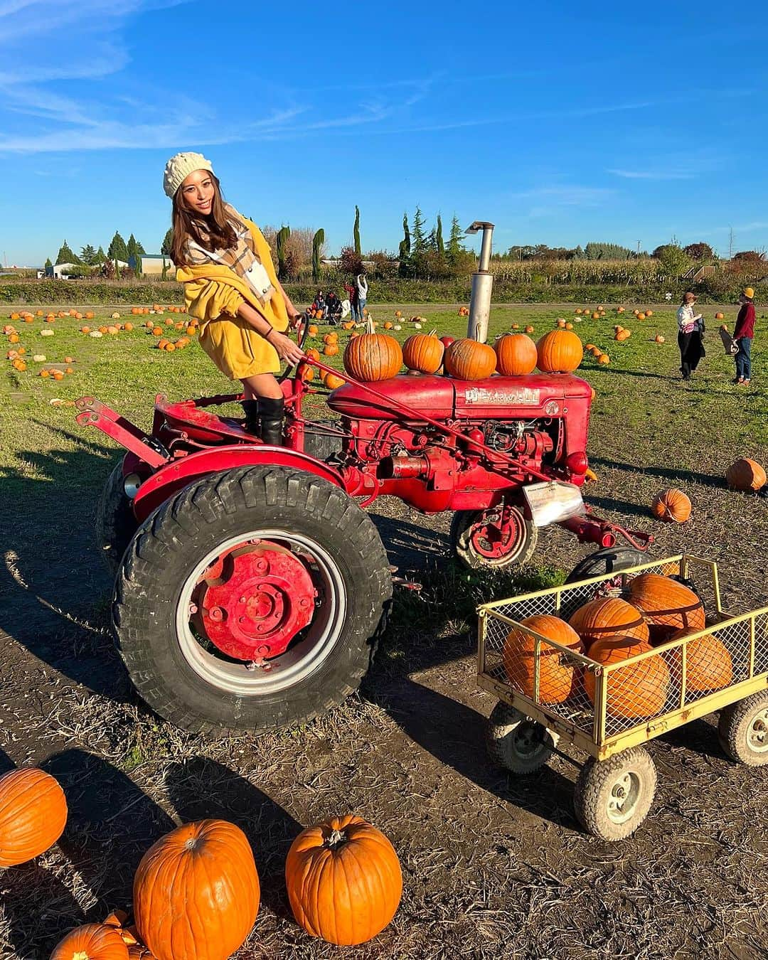 satoprimoさんのインスタグラム写真 - (satoprimoInstagram)「🧡happy halloween🧡 🎃pumpkin patch🎃  #happyhalloween #trickortreat #pumpkinpatch」10月31日 17時10分 - satoprimo