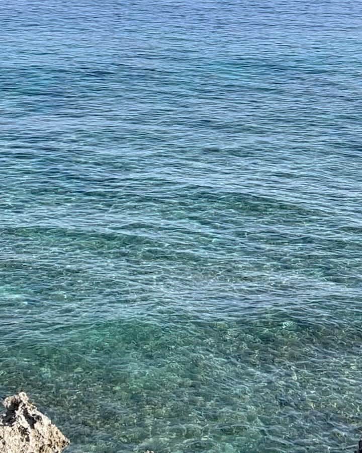 宮城夏鈴のインスタグラム：「Water of Okinawa💦🐚  最後はオハナの鼻水で、オ鼻水💦ダジャレ〜💦💦🐳」