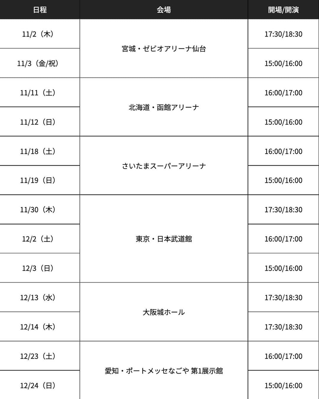 TERUさんのインスタグラム写真 - (TERUInstagram)「^_^  明後日、11月2日から全国アリーナツアー　HIGHCOMMUNICATIONS TOUR 2023-The Ghost Hunter-スタート。  昨年のFCアリーナツアーでは声が出せなかったので、アリーナで声が出せるなんて何年ぶりでしょうか？  今年3月から始まったホールツアーや昨日の福岡サンパレスのライブでも歓声が凄かったので、楽しみです。  一緒に歌える曲もたくさん用意してるので楽しみましょう！  @glay0525_official   #glay」10月31日 17時50分 - glay__teru