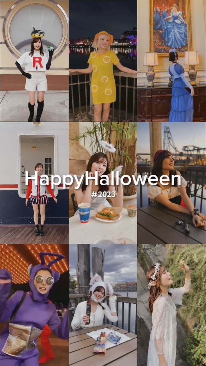 YOUKORINのインスタグラム：「HappyHalloween🎃 今年も沢山仮装しました🫢 念願のDハロも行けて嬉しい🥹💓  いつかプリンセスガチコス勢と 写真撮ってみたいし、 USJでガチコス勢とコラボ してみたい。。🥹✨  #Halloween#Halloweencosplay#Dハロ#usjファン#USJ#USJハロウィン#universalstudiosjapan#ado#唱#踊ってみた#コスプレ#コスプレイヤー#コスプレイヤーさんと繋がりたい#halloweencostume#disneysea#ディズニーバウンド」