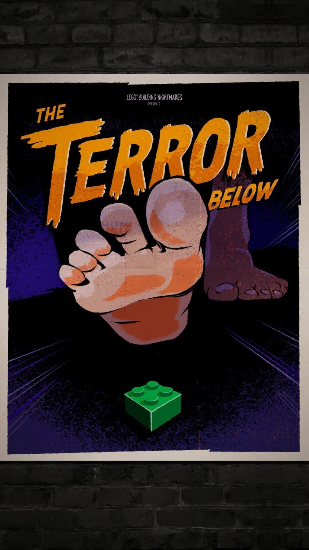 のインスタグラム：「Scarily familiar? 😱 Redeem your LEGO Insiders points for a limited edition Halloween print (if you dare...!) 🎃   #LEGO #Halloween」