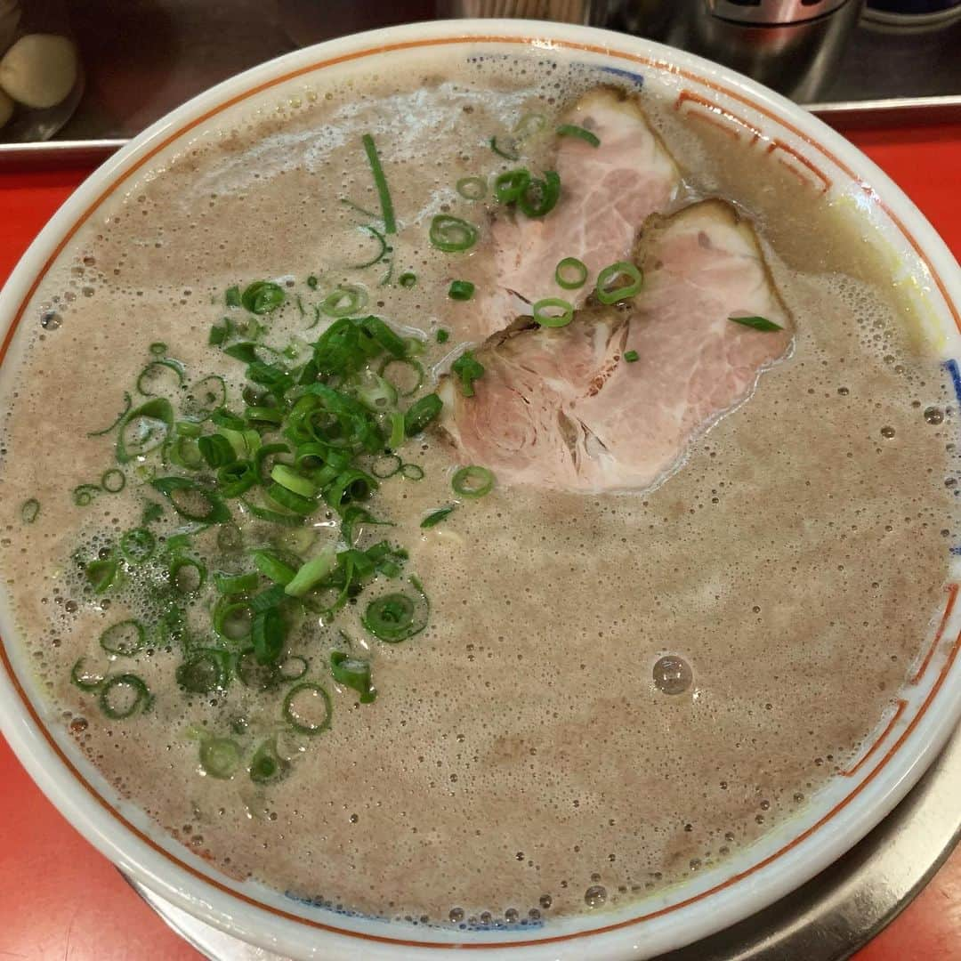 タダスケさんのインスタグラム写真 - (タダスケInstagram)「10月の麺活🍜  1.博多だるま総本店 2.一蘭 福岡空港店 3.ラーメン海鳴 福岡空港店 4.広島げんこつラーメン 広島激辛つけ麺 5.基山ラーメン 基山PA 6.津山ラーメン 勝央SA 7.美東ごぼううどん 美東SA  とんこつラーメン食べんと帰れへん！て事で、福岡泊まりで飛行機で帰る事にしました。  地元民が行きそうな所に行くぞ！ 事前に調べたラーメン屋に向かったのですが満席…待てないので移動。  彷徨ってる最中に博多だるまの総本店がありました。 有名な店やし、ここも満席やろな〜と…ダメ元で覗くと、空いてる席がちらほらあったので入店！  注文したら速攻でラーメンが出てきました。 とても濃くて、熱々で食べたいと思ってた豚骨ラーメンの味で美味しかったです🍜  翌日は飛行機で帰るだけ…な訳がなく。 福岡空港ラーメン滑走路に着陸しに行きました。 ラーメン海鳴で朝ラーメン、魚介豚骨が最高でした🐟  残って良かったな〜と飛行機の搭乗口に進んで行くと、一蘭がありました。  「そう言えば、一蘭は何年も食べてへんな…」  入店。  安定の美味しさ、初めて一蘭のラーメンを食べたのが18才の時でした、しかも福岡。  朝ラーメンハシゴしたのは初めてでした🍜  #noah_ghc #prowrestling #prowrestler #プロレス #ラーメン #豚骨ラーメン #広島つけ麺 #魚介豚骨 #うどん」10月31日 18時00分 - yoshidatadasuke