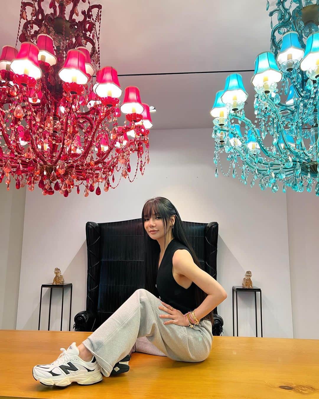 キム・イムのインスタグラム：「Bangssssss for today 🥰」