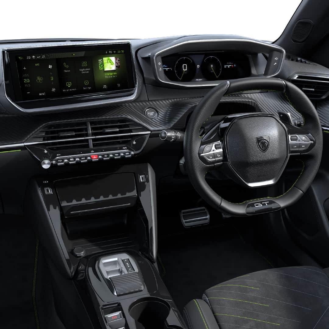 Peugeot_jpのインスタグラム：「クラスの水準を超えるデザインとクオリティが広がるNEW 2008の室内空間。  3D表示のインストルメントパネル、俊敏なハンドリングの小径ステアリング、新採用大型10インチタッチスクリーンが、直感的なドライブ体験を生む3D i-Cockpit。  さらに、機能美に溢れるアルカンタラ®素材のシート、コンパクトSUVの常識をも変える、心奪うインテリアデザインです。  NEW 2008デビューフェア 11/3(金・祝)～5(日)  詳しくはプロフィールのリンクをチェック。  #Peugeot #プジョー #プジョー2008」